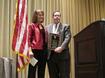 Karen Ryan Accepts Award on Behalf of Husband, Justice Ryan
