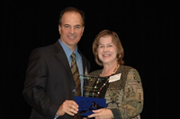 Foundation President-elect Joe Kreamer and Vice Chief Justice Rebecca White Berch